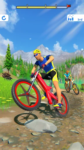 Gameplay screenshot 2 from BMX Cycle Extreme Bicycle Game - Racing game
